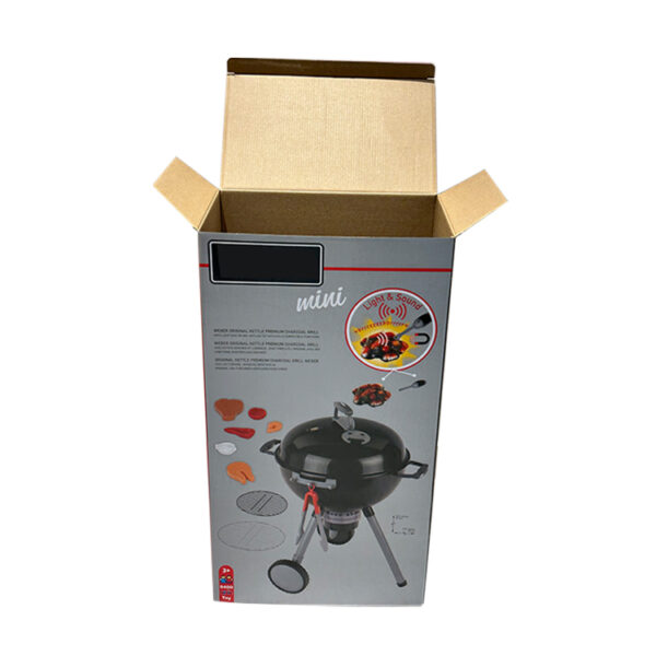 Outdoor barbecue grill packaging box