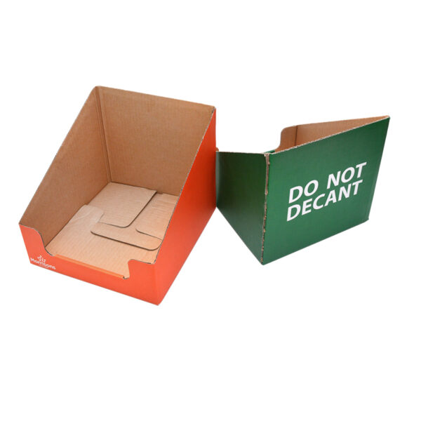 PDQ corrugated paper packaging box