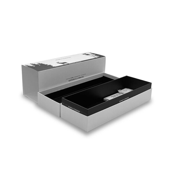 Packaging box with envelope