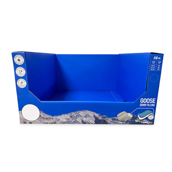 Plush slipper packaging box