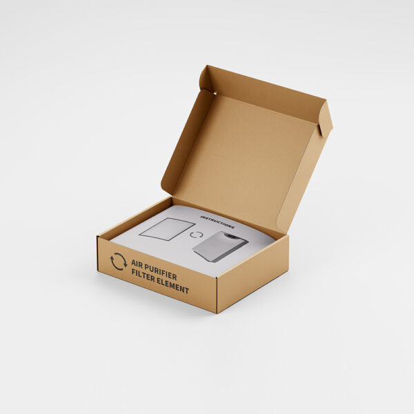 Purifier filter packaging box