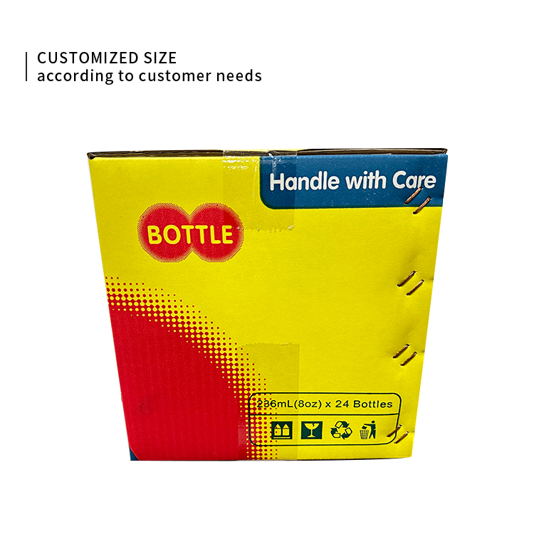 Beverage packaging cardboard box