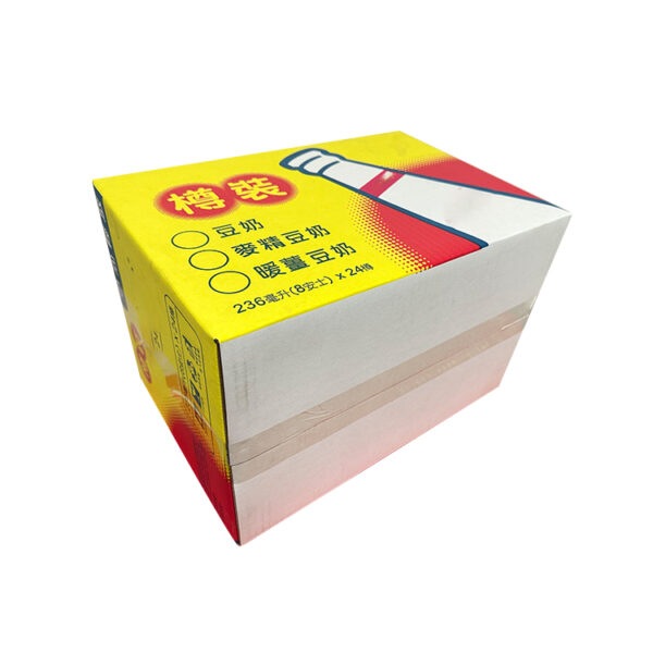 Bottled soy milk packaging cardboard box