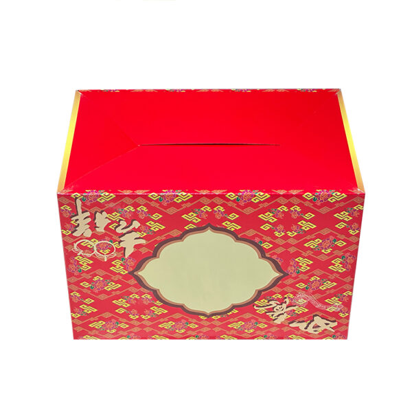 Colorful portable cardboard box