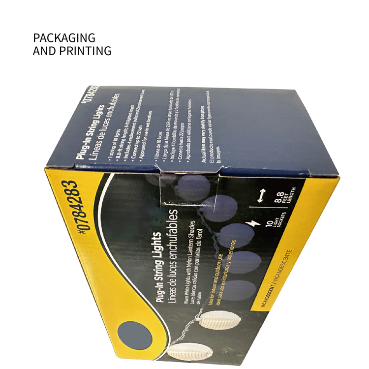 Courtyard decorative lamp packaging box