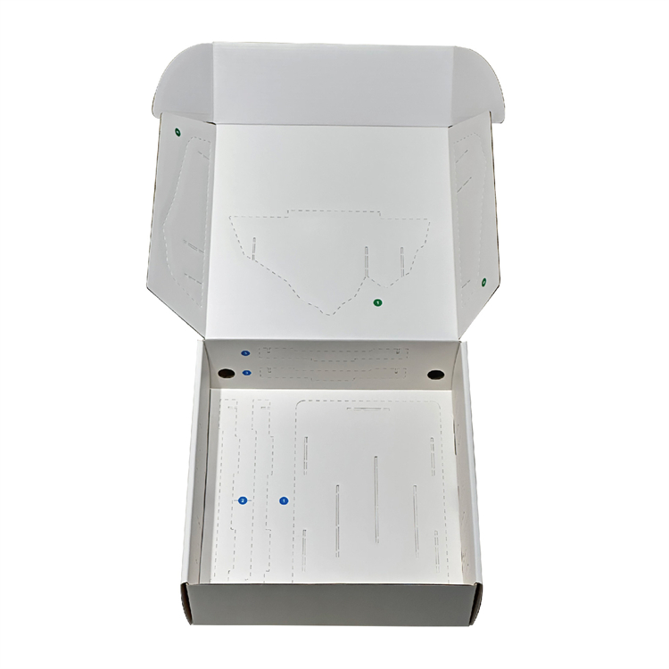 Degradable packaging box