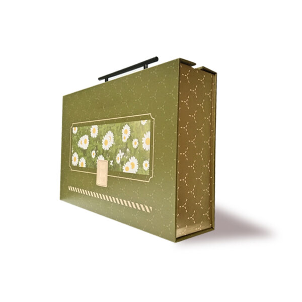 Flip packaging box