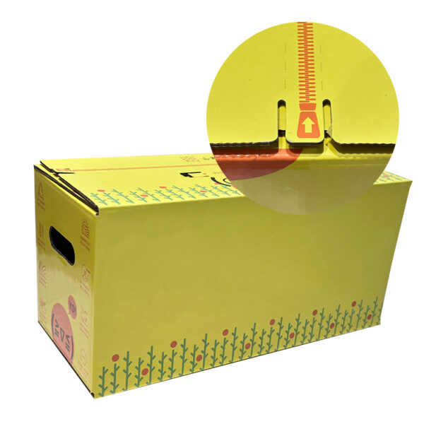 Fruit packaging zipper cardboard box