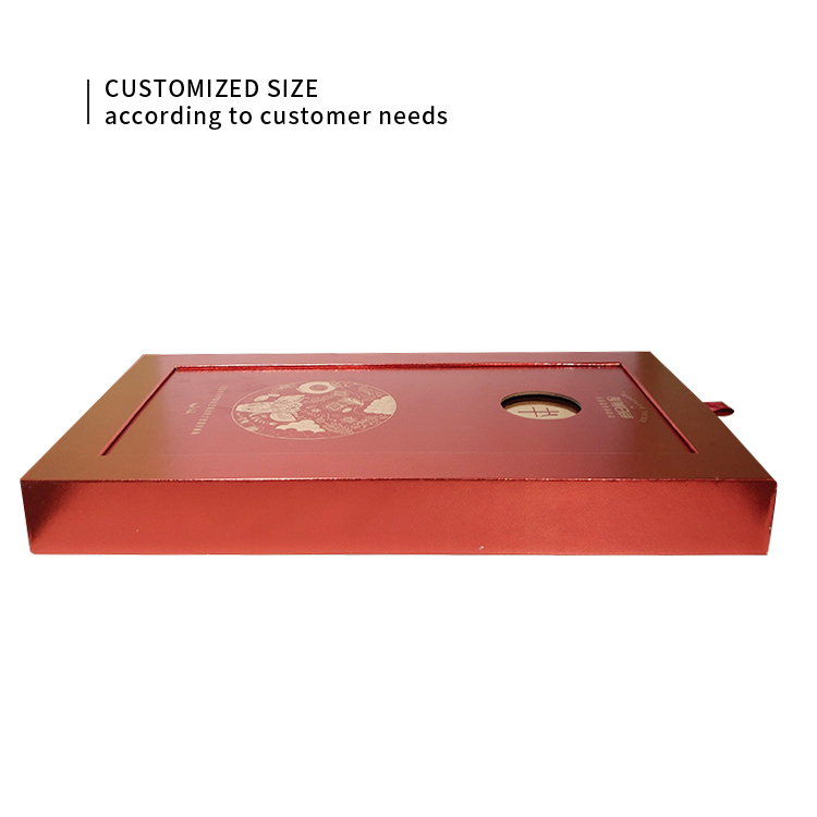 Gift box with hand-held rope