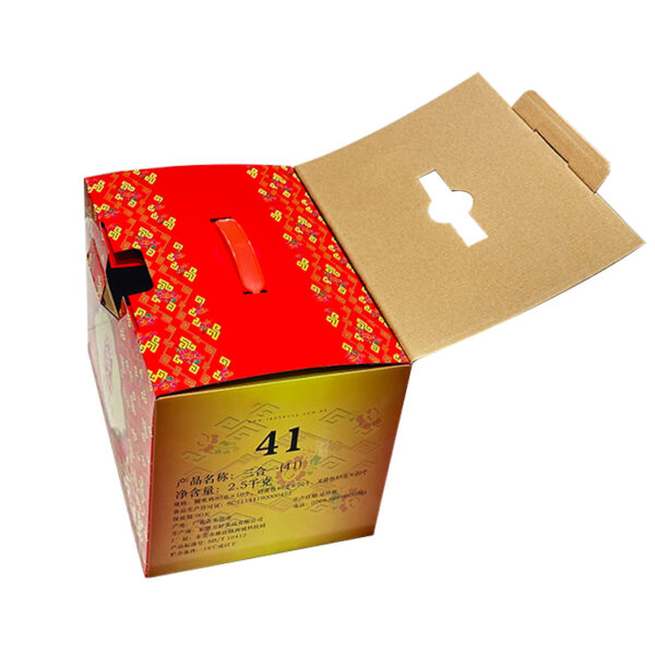Handheld packaging box