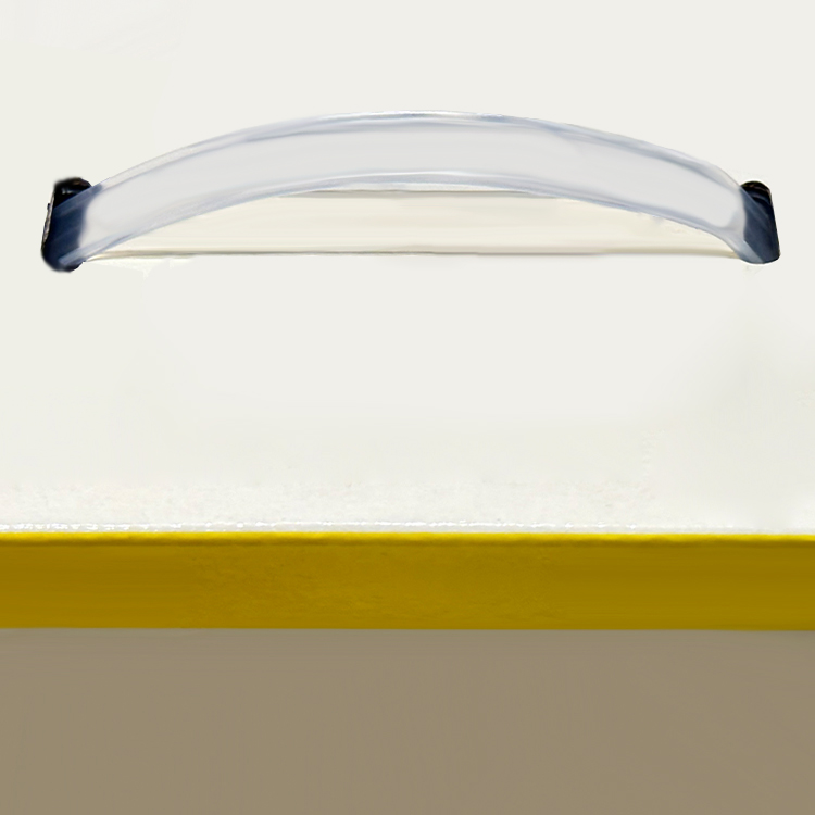 Instant noodle packaging box with plastic handle