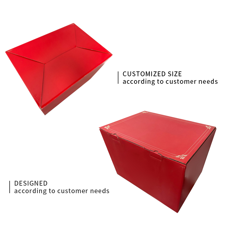 New Year gift packaging color box