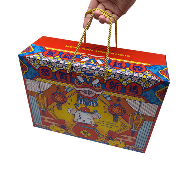Nut Gift Box with Handheld Rope