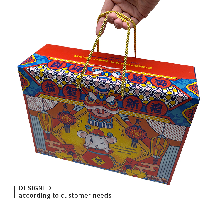 Nut Gift Box with Handheld Rope