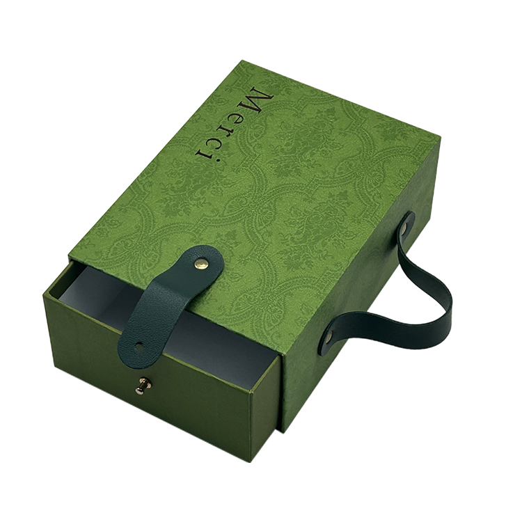 Packaging box handle