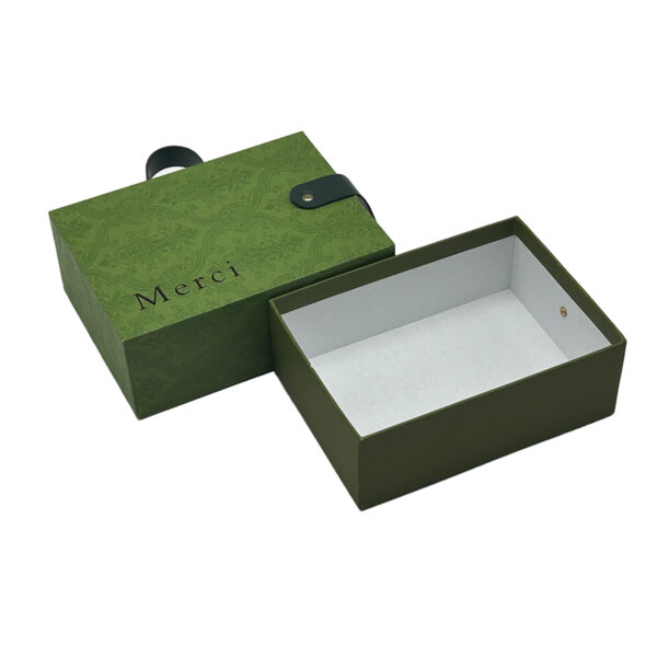 Packaging box handle