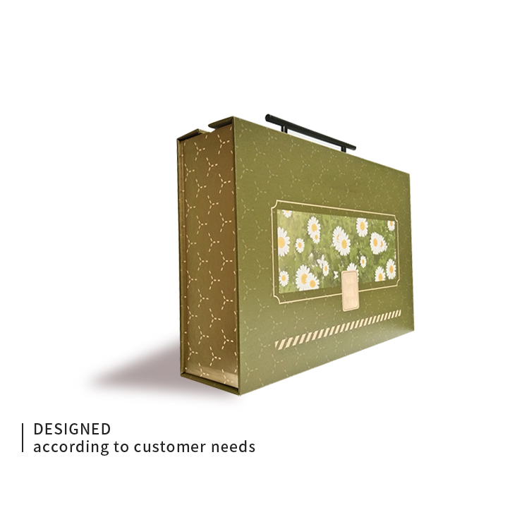 Packaging box handle