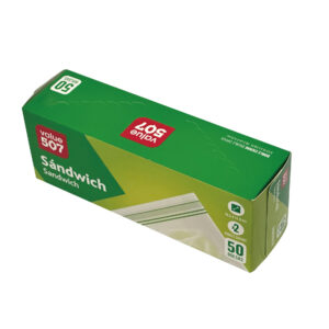 Plastic bag packaging box