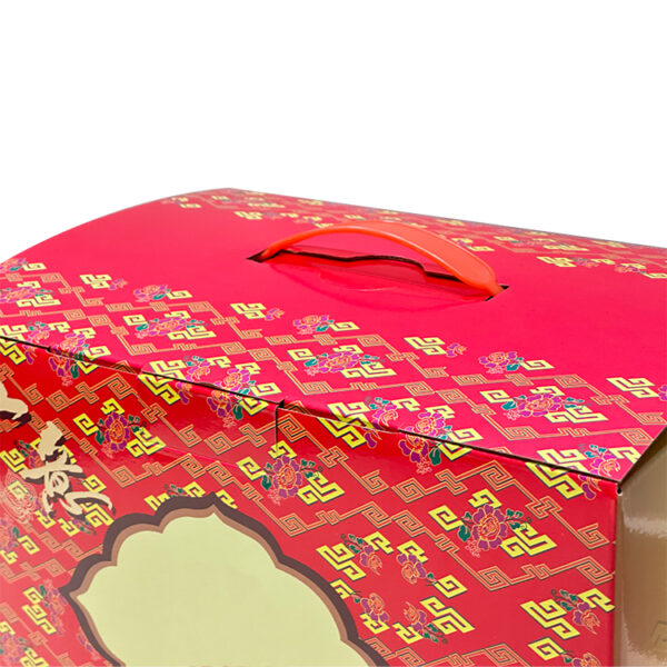 Portable cardboard box