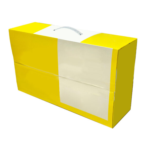 Portable instant noodle packaging box