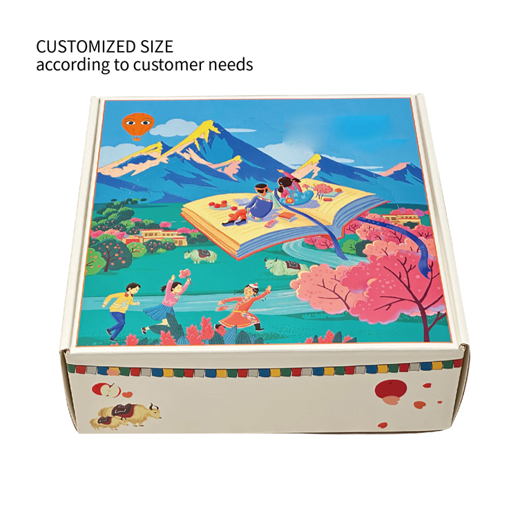 Recyclable packaging box