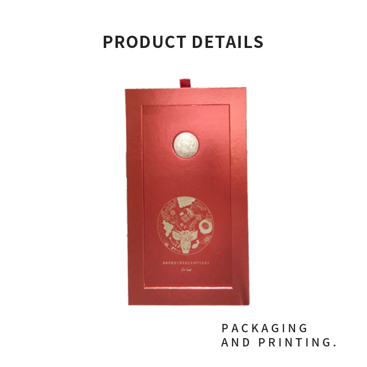 Red magnetic gift box
