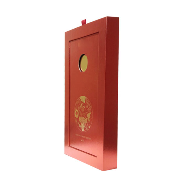 Red packaging box