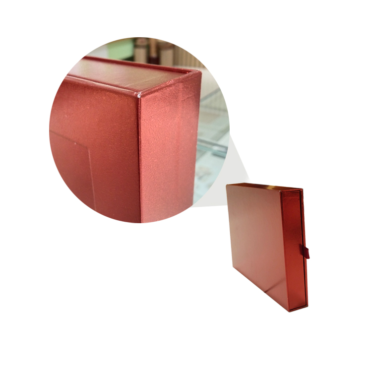 Red packaging box