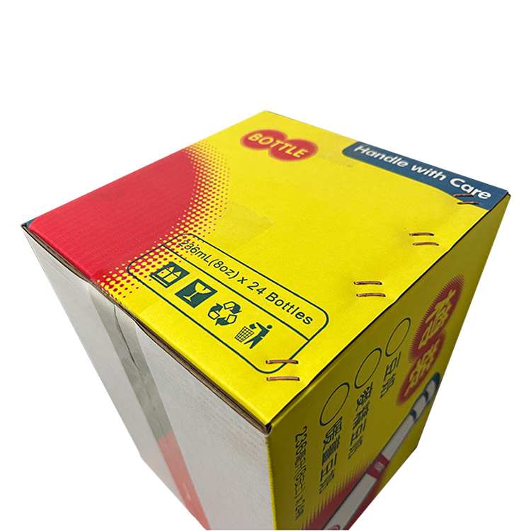 Soy beverage packaging cardboard box