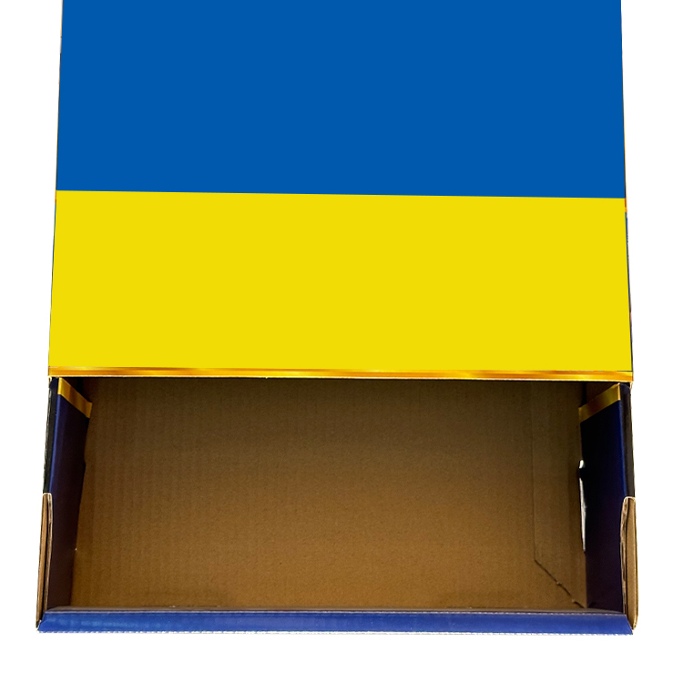 Toy packaging box with window