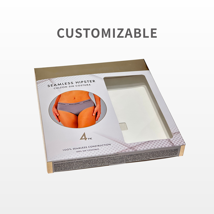 Underwear packaging paper box