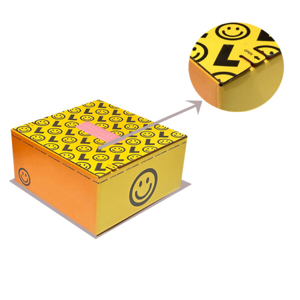 Zipper cardboard box