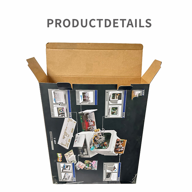 Building block packaging box