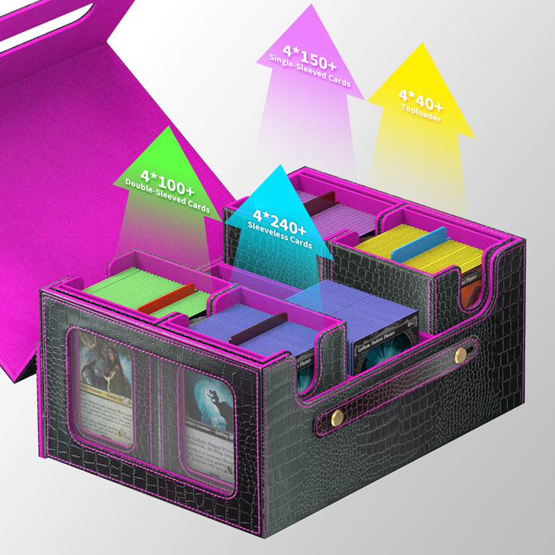 Colorful card storage box