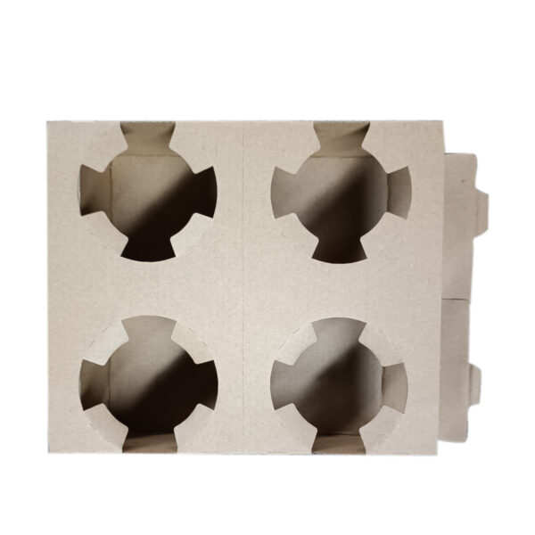 Corrugated paper cup holder