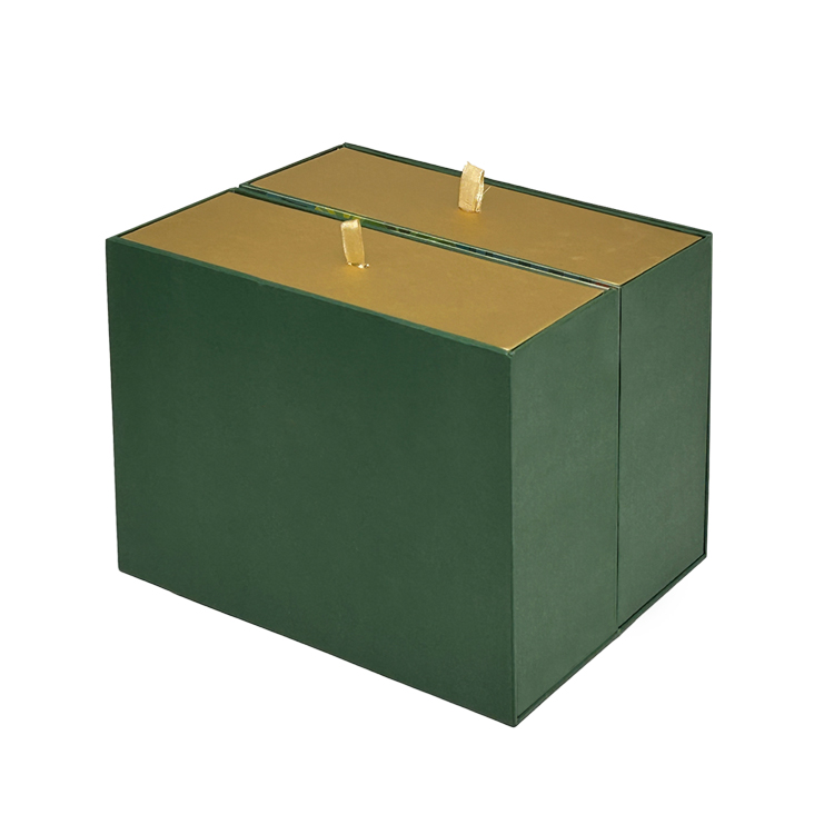Double layer packaging box