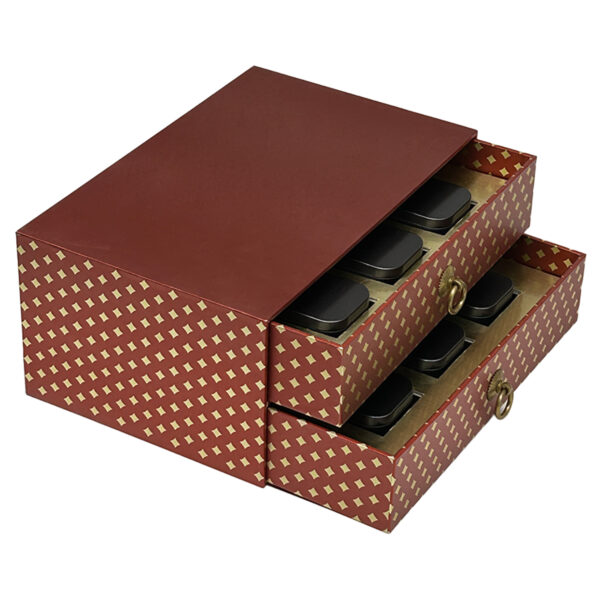 Double layered drawer box