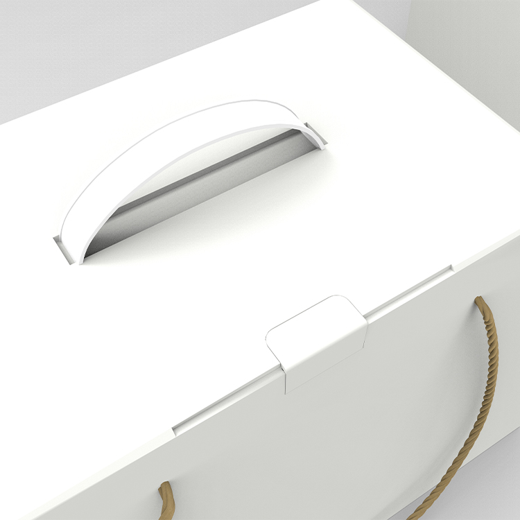 Gift box with hand strap
