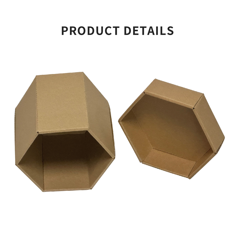 Hexagonal packaging box