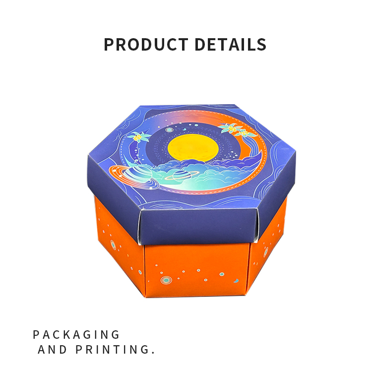 Hexagonal packaging box