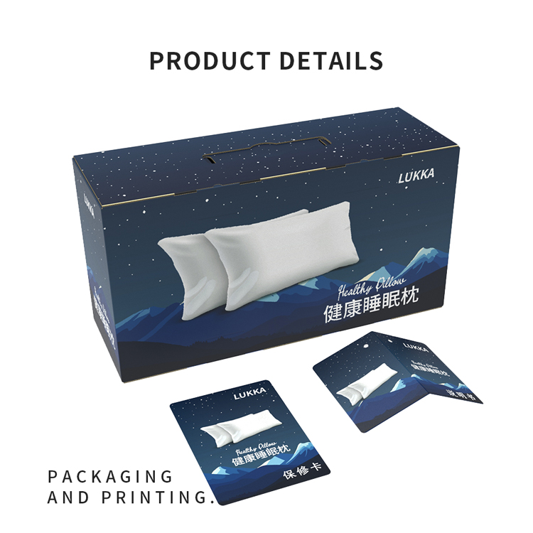 Latex pillow packaging box