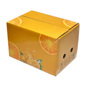 Orange packaging box