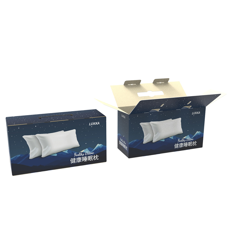 Pillow packaging cardboard box