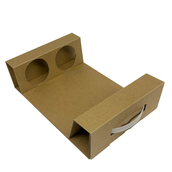 Portable wine packaging box