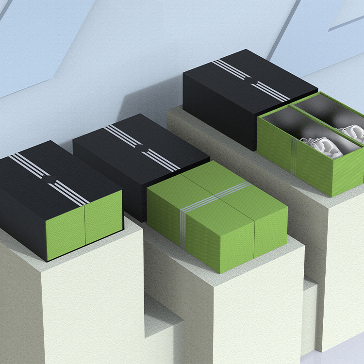 Shoe packaging box