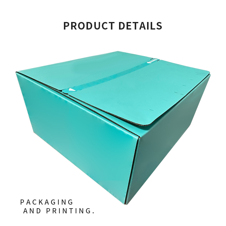 Solid beverage packaging cardboard box