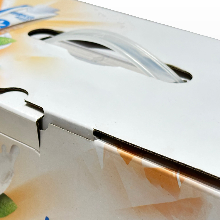 Soy milk packaging box