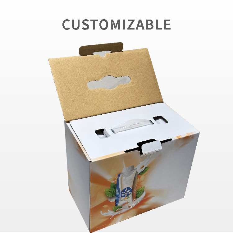 Soy milk packaging cardboard box