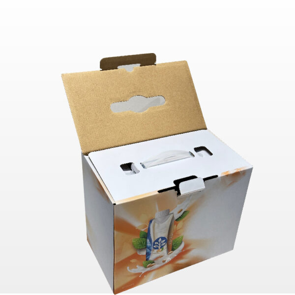 Soybean beverage packaging box