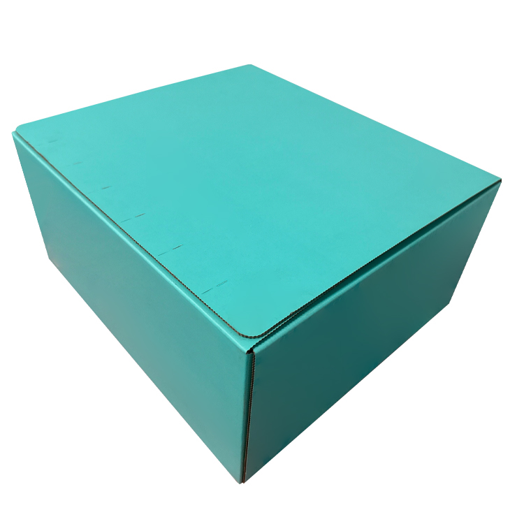 Tear open the cardboard box